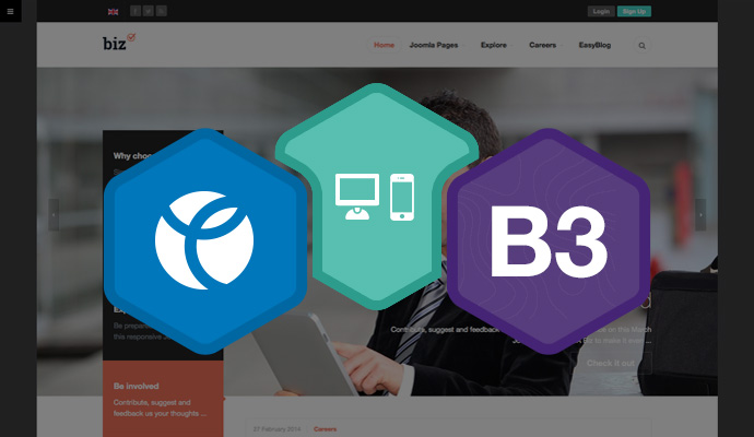 Built on the powerful Joomla template framework - T3 Framework