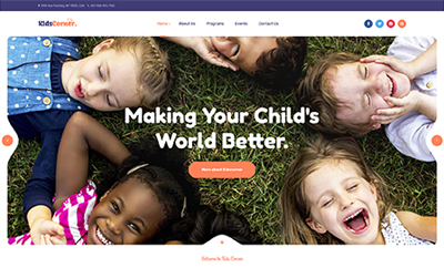 Creative Joomla kindergarten template - JA Kids Corner