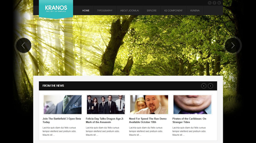 JA Kranos Joomla Template