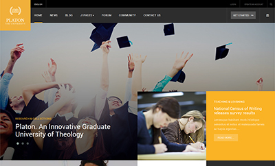 JA Platon - Joomla template for Universities & Colleges