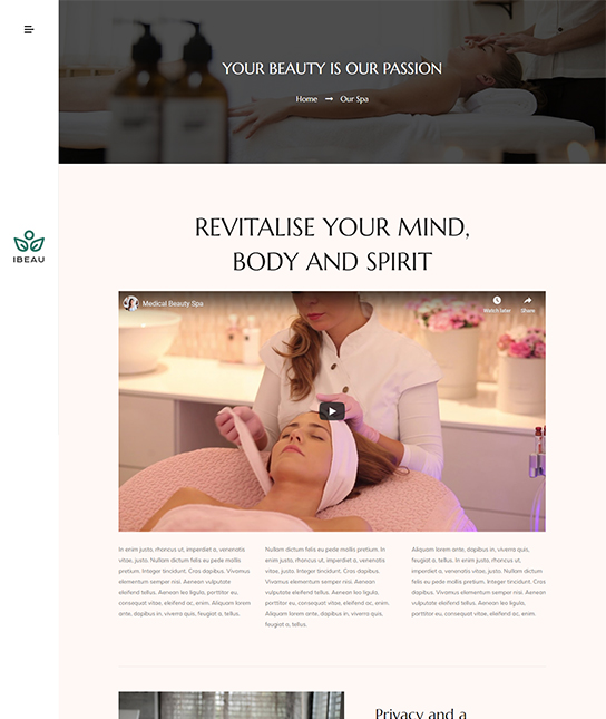 Joomla beauty services template - JA Spa